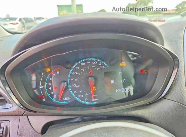 KL8CB6SA8HC829823 2017 CHEVROLET SPARK Red Vista del cuadro de instrumentos