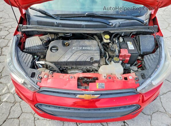 KL8CB6SA8HC829823 2017 CHEVROLET SPARK Red Vista interior trasera
