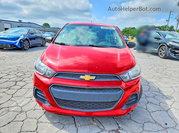 KL8CB6SA8HC829823 2017 CHEVROLET SPARK Red Vista frontal
