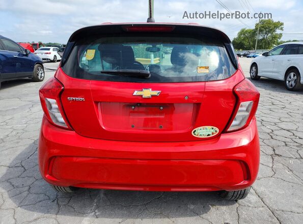 KL8CB6SA8HC829823 2017 CHEVROLET SPARK Red Vista trasera
