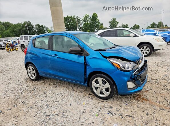 KL8CB6SAXLC454896 2020 CHEVROLET SPARK Blue Delantero derecho