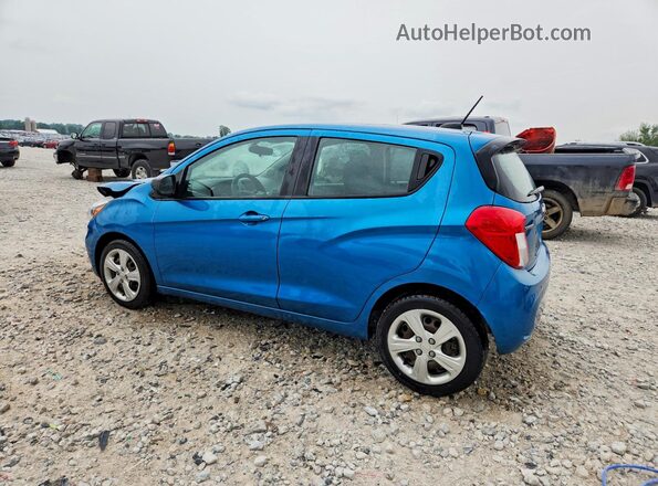 KL8CB6SAXLC454896 2020 CHEVROLET SPARK Blue Trasero izquierdo