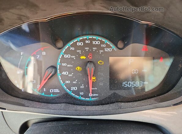 KL8CD6SA2HC729727 2017 CHEVROLET SPARK White Widok zestawu wskaźników