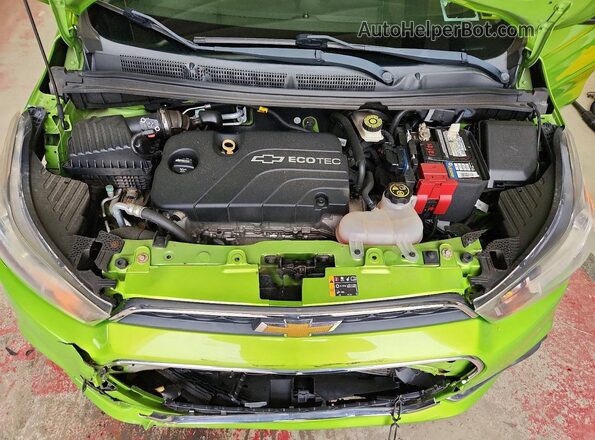 KL8CD6SA3GC597821 2016 CHEVROLET SPARK Green Engine compartment view