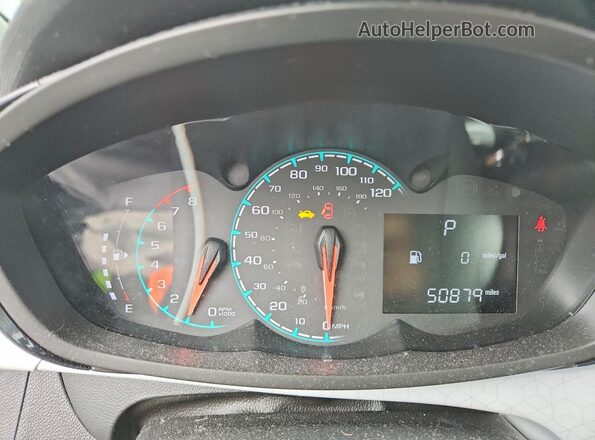 KL8CD6SA3GC597821 2016 CHEVROLET SPARK Green Instrument cluster view