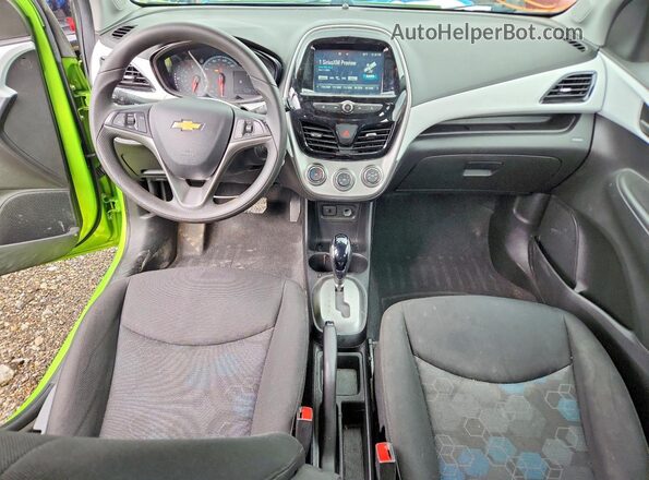 KL8CD6SA3GC597821 2016 CHEVROLET SPARK Green Dashboard view