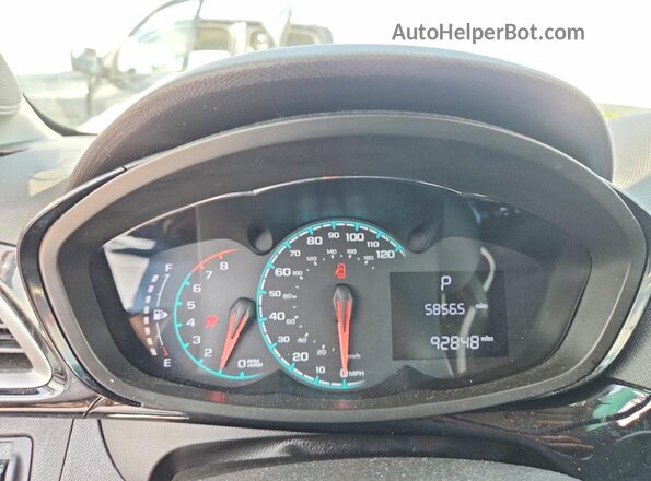 KL8CD6SA5LC408273 2020 CHEVROLET SPARK White Vista del cuadro de instrumentos