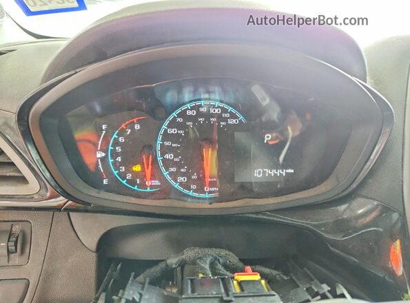 KL8CD6SA5LC451799 2020 CHEVROLET SPARK Black Instrument cluster view