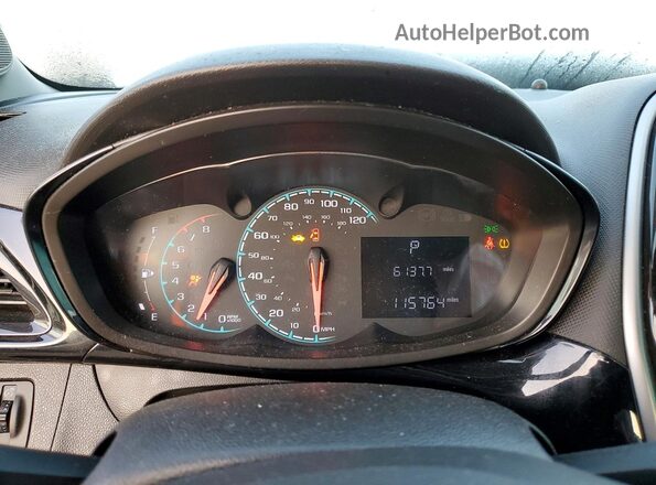 KL8CD6SAXJC439189 2018 CHEVROLET SPARK Gray Вид щитка приладів