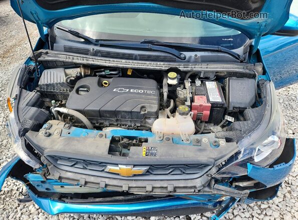 KL8CD6SAXKC802009 2019 CHEVROLET SPARK Blue უკანა სალონის ხედი