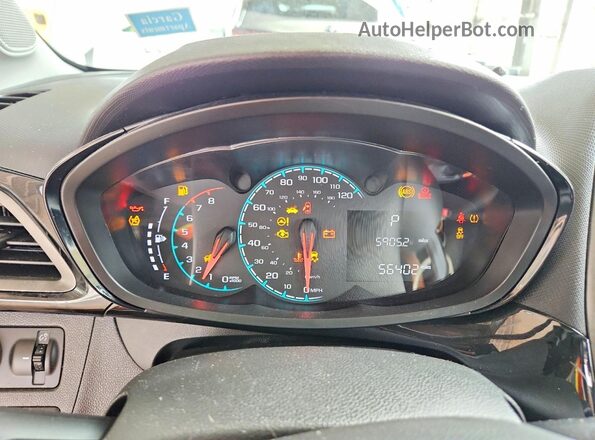 KL8CD6SAXMC717349 2021 CHEVROLET SPARK White Вид щитка приладів