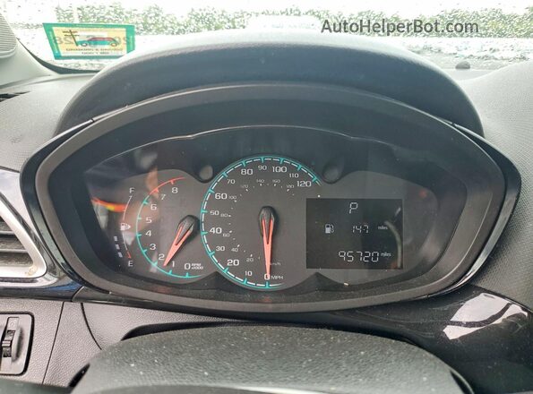 KL8CH6SA2MC227587 2021 CHEVROLET SPARK White Вид щитка приладів