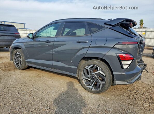 KM8HA3A34RU051092 2024 HYUNDAI KONA Gray Trasero izquierdo