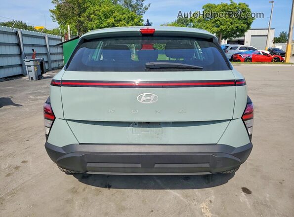 KM8HA3AB1SU206338 2025 HYUNDAI KONA Green უკანა ხედი