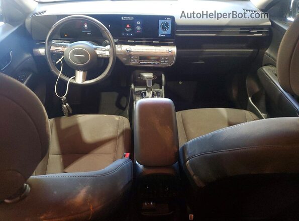 KM8HB3AB1RU105534 2024 HYUNDAI KONA Blue წინა პანელის ხედი