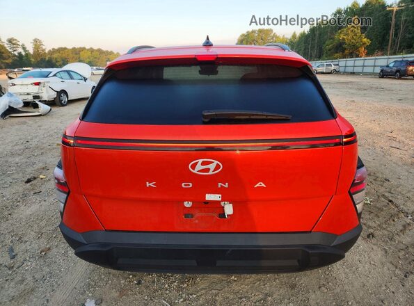 KM8HB3AB3SU233764 2025 HYUNDAI KONA Orange Вид ззаду
