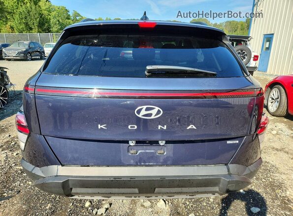 KM8HBCAB9SU321721 2025 HYUNDAI KONA Blue Widok z tyłu