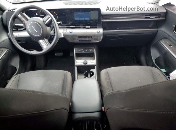 KM8HC3A6XRU007554 2024 HYUNDAI KONA Blue წინა პანელის ხედი