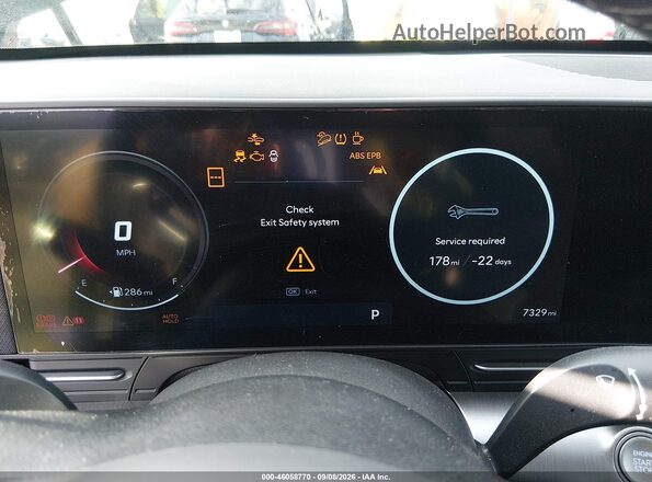 KM8HC3AB6SU269977 2025 HYUNDAI KONA Black უკანა სავარძლების ხედი
