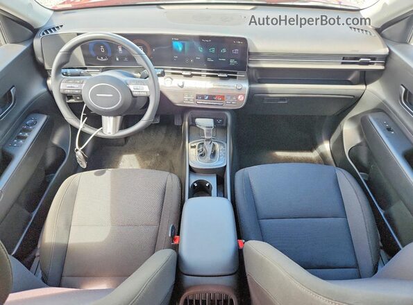 KM8HF3ABXTU499143 2026 HYUNDAI KONA Red Dashboard view
