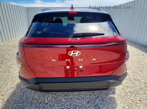KM8HF3ABXTU499143 2026 HYUNDAI KONA Red Rear view