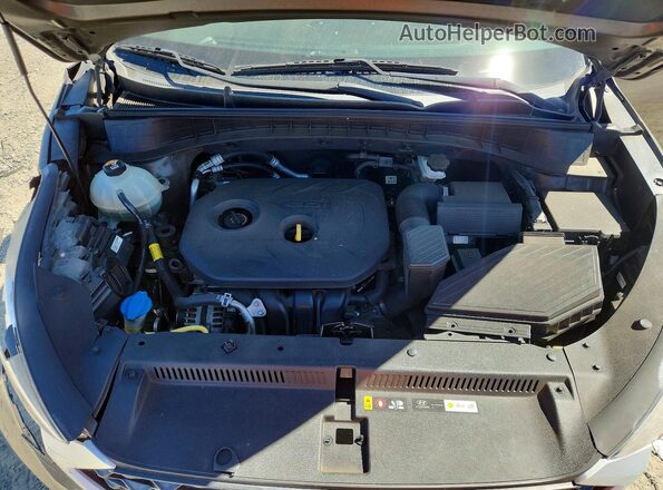 KM8J23A41KU079106 2019 HYUNDAI TUCSON Gray Widok wnętrza z tyłu
