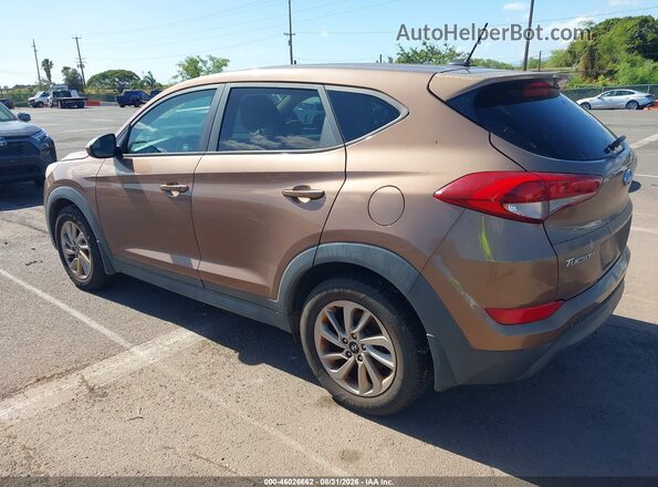 KM8J23A42GU098917 2016 HYUNDAI TUCSON Коричневый Задняя левая четверть