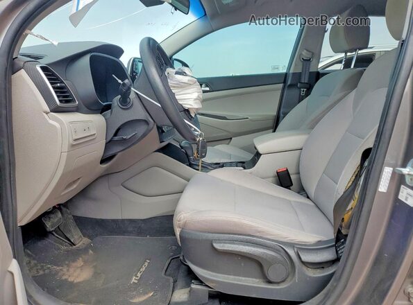KM8J23A42LU271488 2020 HYUNDAI TUCSON Gray Widok wnętrza z przodu