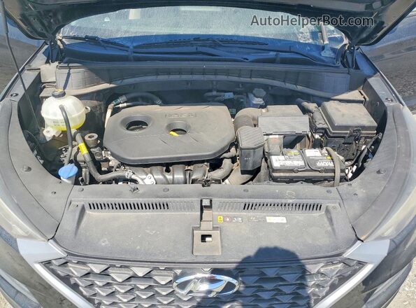 KM8J23A46KU887242 2019 HYUNDAI TUCSON Black Вид підкапотного простору
