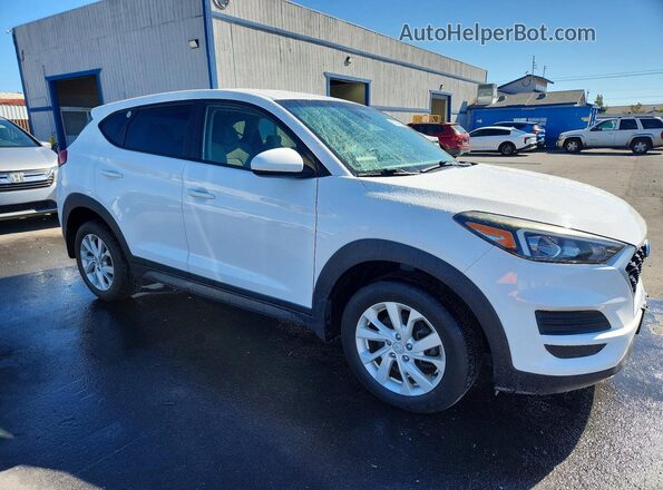 KM8J2CA40LU222208 2020 HYUNDAI TUCSON White Delantero derecho