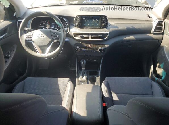 KM8J2CA40MU390559 2021 HYUNDAI TUCSON Белый Вид панели приборов