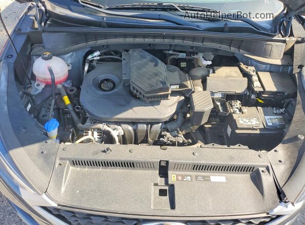 KM8J2CA40MU390559 2021 HYUNDAI TUCSON Белый Вид задней части салона