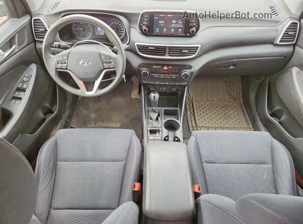 KM8J2CA41KU030519 2019 HYUNDAI TUCSON Gray წინა პანელის ხედი