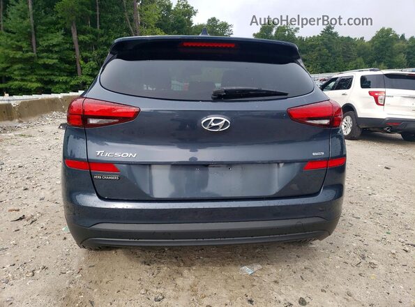 KM8J2CA43KU999481 2019 HYUNDAI TUCSON Синий Вид сзади