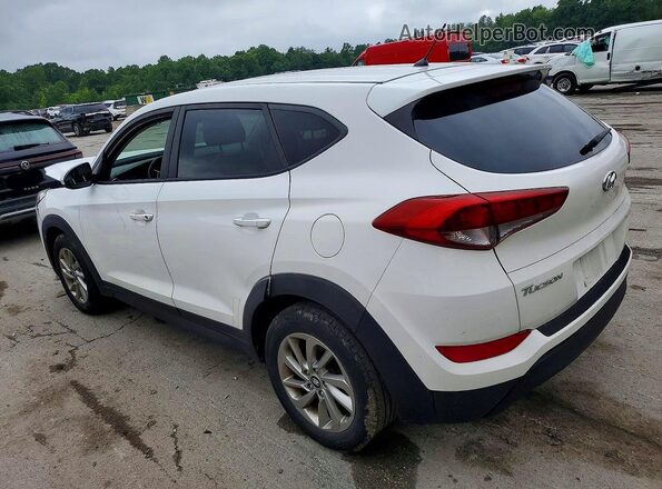 KM8J2CA44JU809346 2018 HYUNDAI TUCSON White Rear left