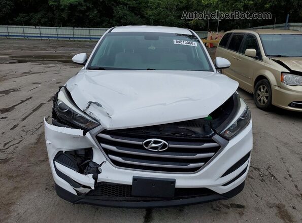 KM8J2CA44JU809346 2018 HYUNDAI TUCSON White Front view