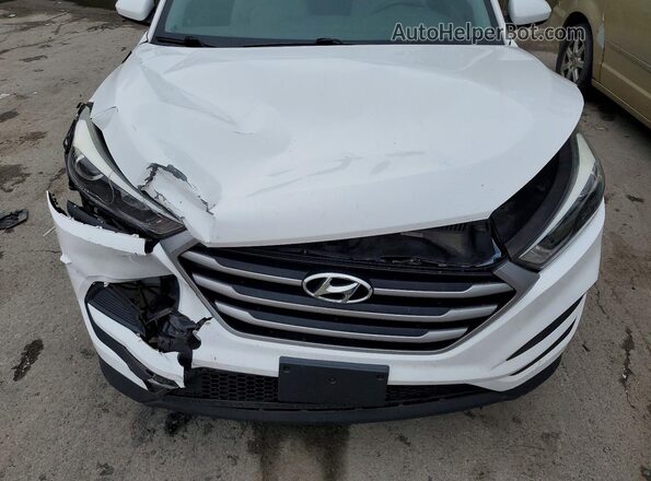 KM8J2CA44JU809346 2018 HYUNDAI TUCSON White Engine compartment view