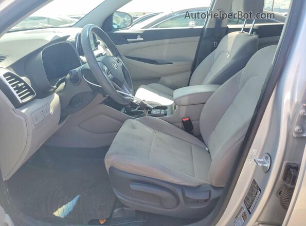 KM8J2CA44KU035150 2019 HYUNDAI TUCSON Серый Вид салона спереди