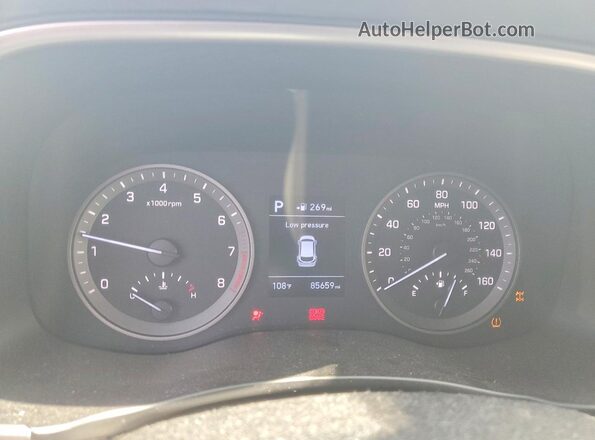 KM8J2CA44KU035150 2019 HYUNDAI TUCSON Серый Вид щитка приборов
