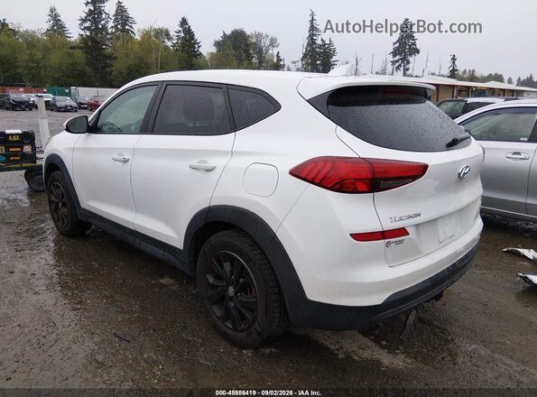 KM8J2CA44KU879527 2019 HYUNDAI TUCSON White უკანა მარცხენა