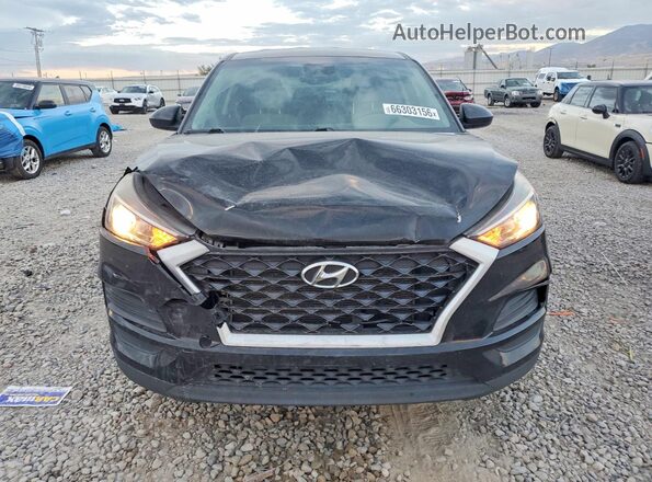 KM8J2CA46LU115163 2020 HYUNDAI TUCSON Black Widok z przodu