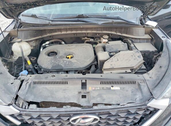 KM8J2CA46LU115163 2020 HYUNDAI TUCSON Black Widok wnętrza z tyłu