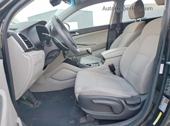 KM8J2CA46LU115163 2020 HYUNDAI TUCSON Black Widok wnętrza z przodu
