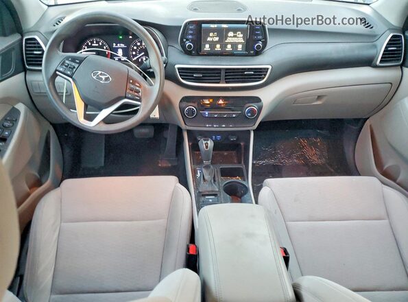 KM8J2CA46LU115163 2020 HYUNDAI TUCSON Black Widok deski rozdzielczej