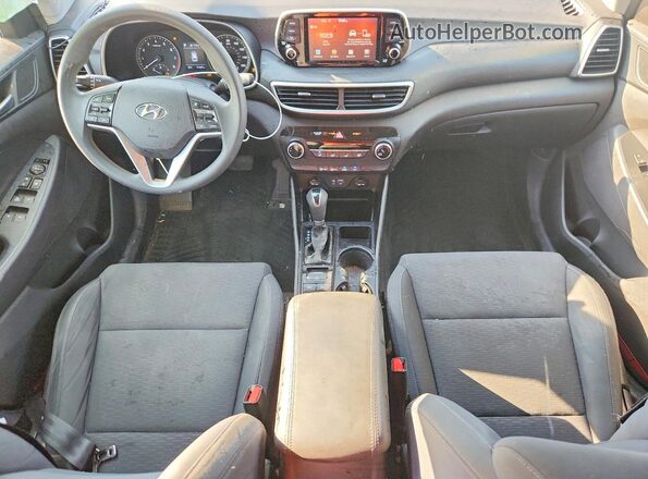 KM8J2CA48KU065574 2019 HYUNDAI TUCSON Gray წინა პანელის ხედი