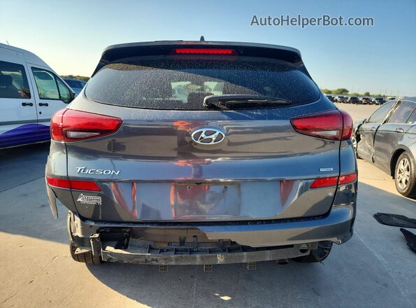 KM8J2CA48KU065574 2019 HYUNDAI TUCSON Gray უკანა ხედი