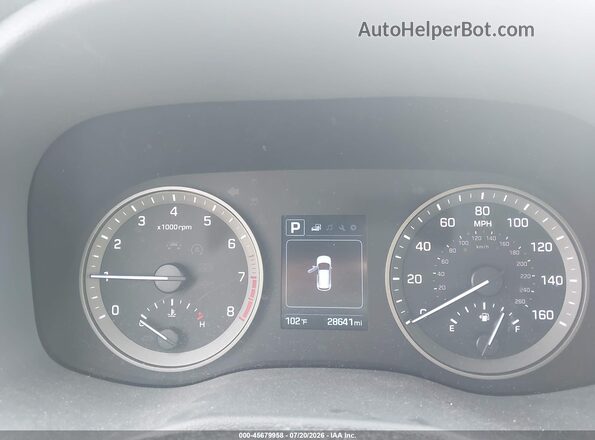 KM8J2CA49JU657208 2018 HYUNDAI TUCSON Серебряный Вид задних сидений