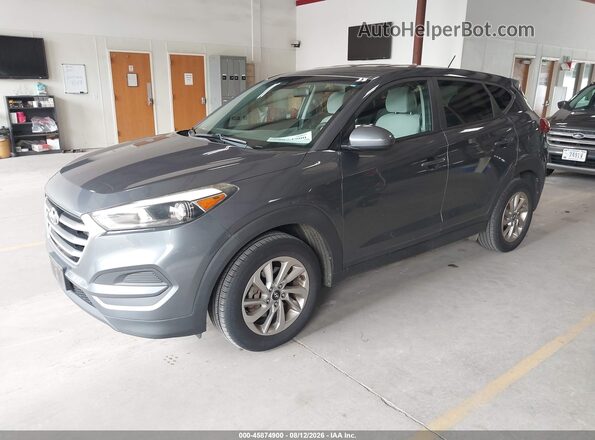 KM8J2CA49JU680987 2018 HYUNDAI TUCSON Gray Передня ліва чверть