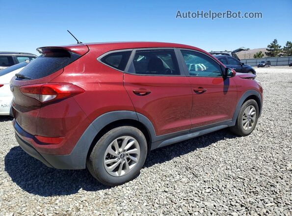 KM8J2CA49JU764159 2018 HYUNDAI TUCSON Burgundy Задня права чверть