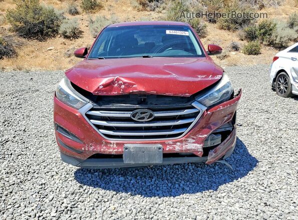 KM8J2CA49JU764159 2018 HYUNDAI TUCSON Burgundy Вид спереду